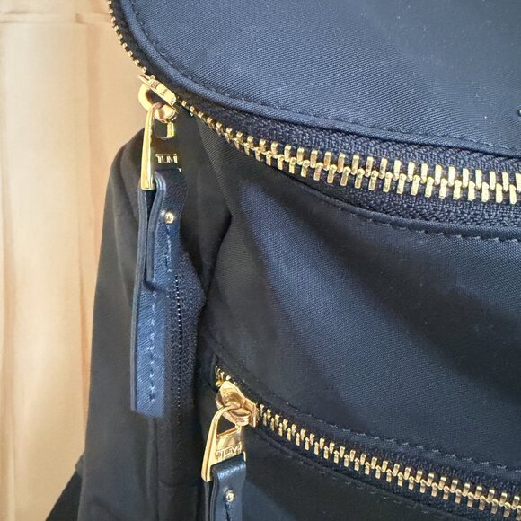 TUMI VOYAGEUR Bethauy Backpack Ladies Business Travel Black Outlet - Picture 4 of 5